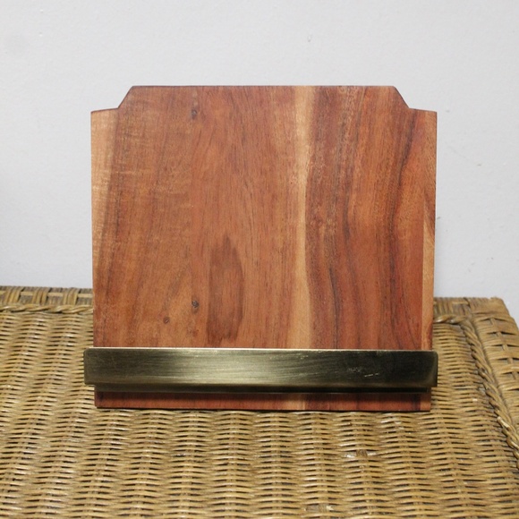 Hearth & Hand Cookbook | iPad Stand with Metal Ledge.  Open Box - Picture 1 of 8